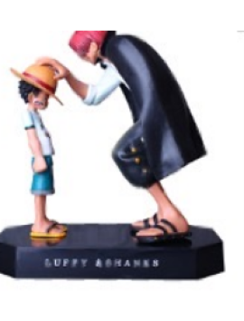 Trunkin | One Piece Monkey D Luffy (Baby) & Shanks Action Figure | PVC Anime Figurine Collectible Model Toy Craft Your Own Fun: DIY Wooden Puzzles for All Ages