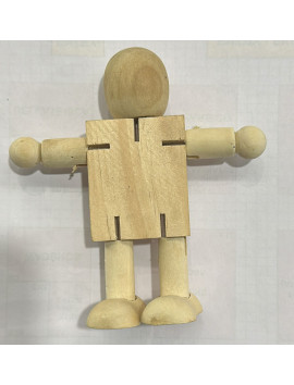 wooden robot