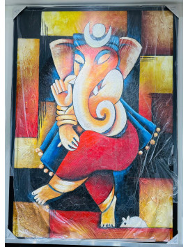 RELIGION OIL PAINTINGS GANESHA